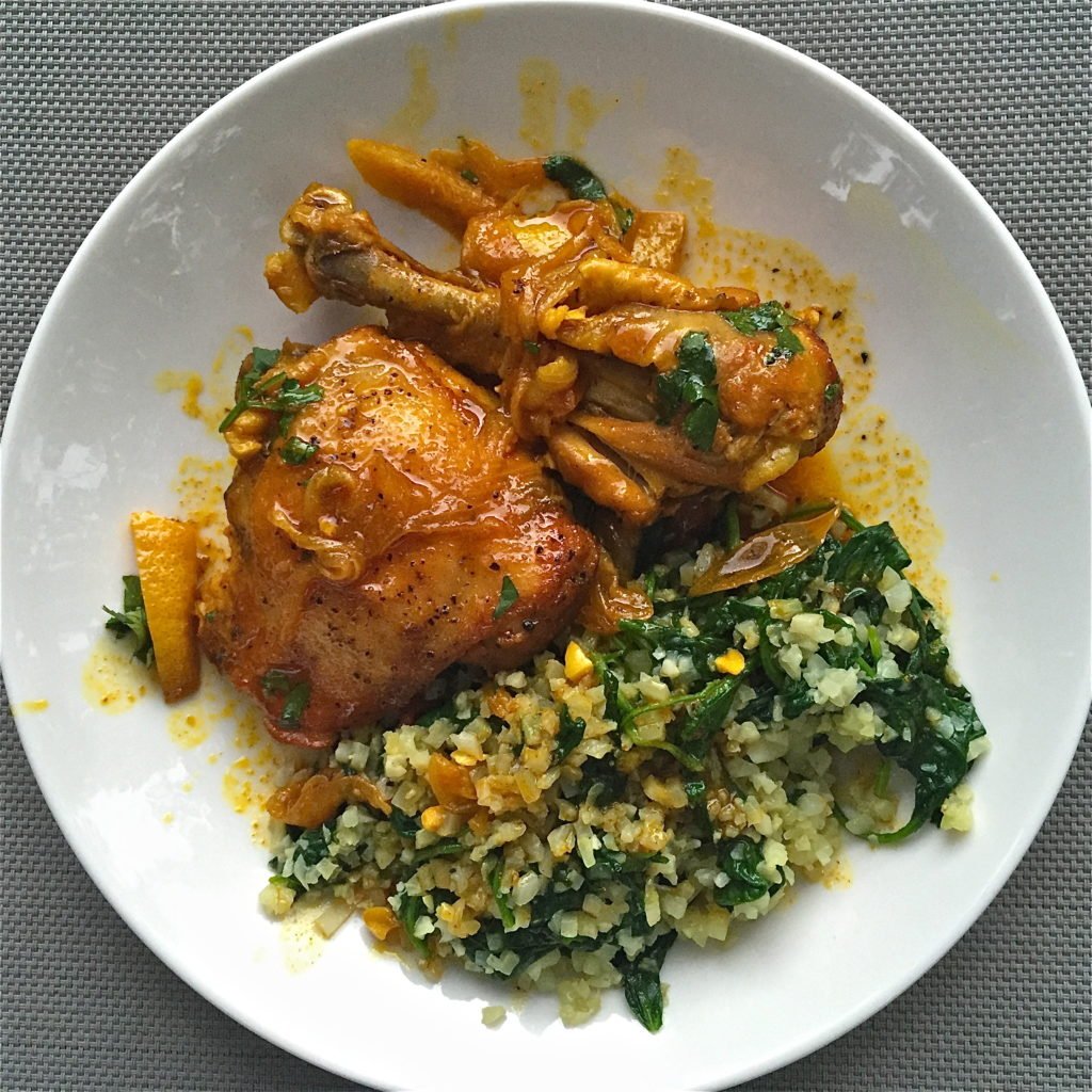 Braised Moroccan Chicken