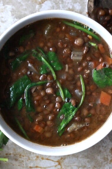 Crockpot Vegetable Lentil Soup
