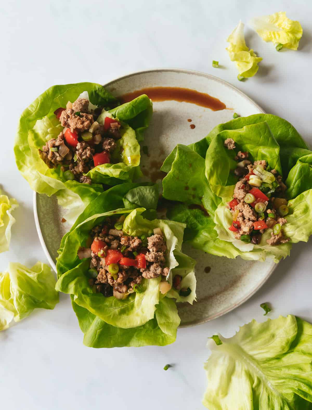 Whole30 Chicken Lettuce Cups