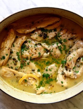 Oven-Baked Creamy Lemon-Caper Chicken
