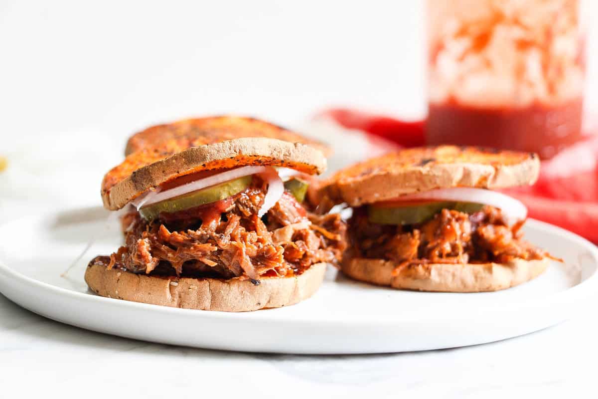 Whole30 BBQ Pulled Pork Sliders