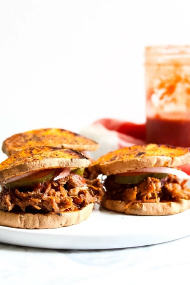 Whole30 BBQ Pulled Pork Sliders
