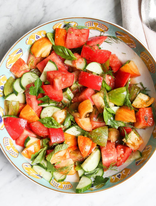 Heirloom Tomato Salad with Herbs