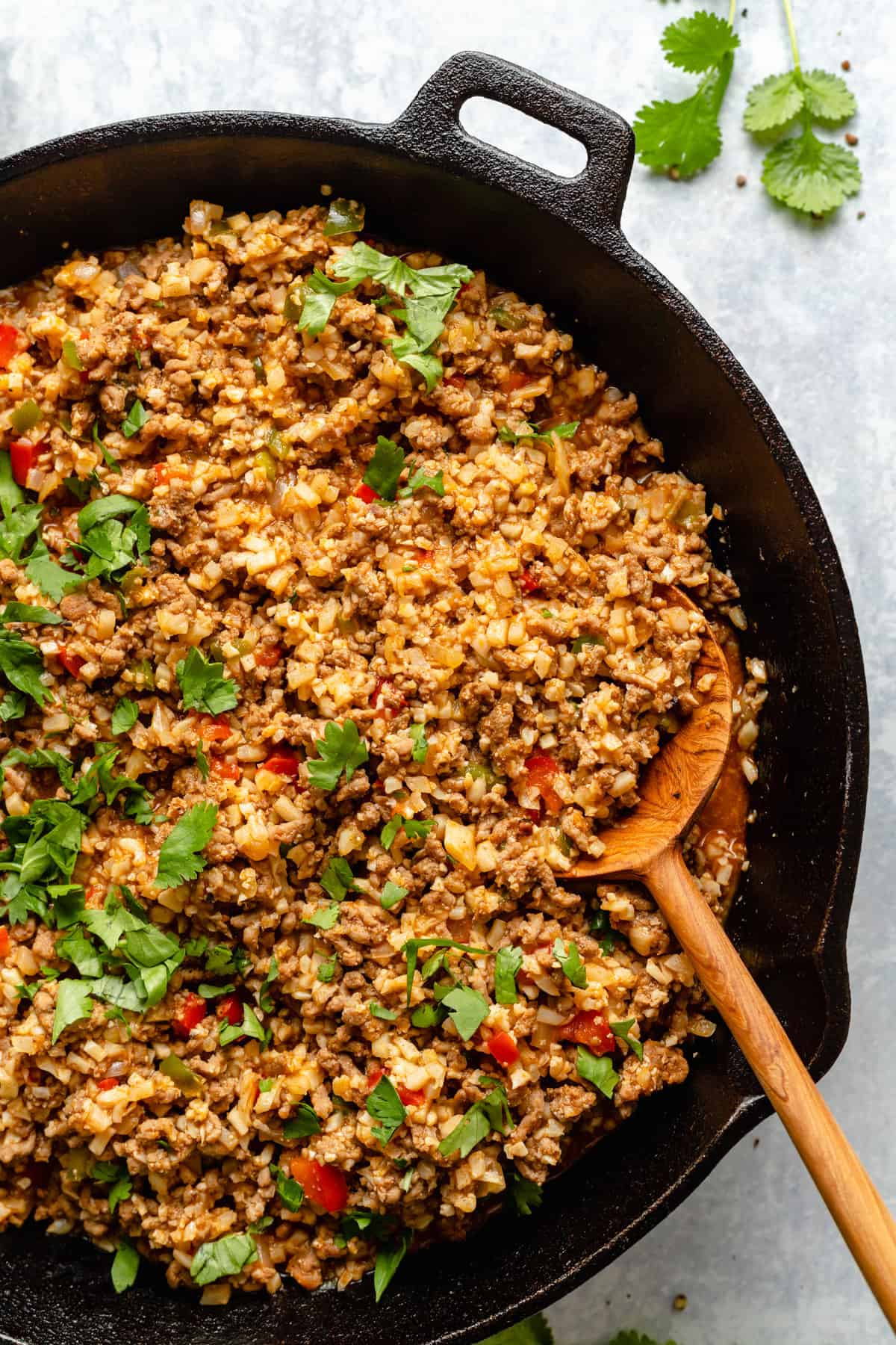 Whole30 Beef Enchilada Skillet