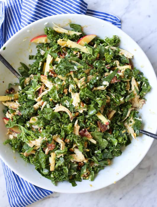 Kale + Chicken Waldorf Salad