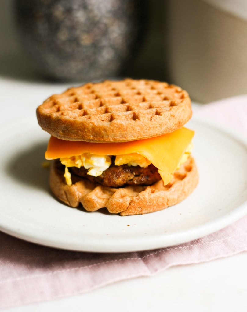 Gluten-Free Waffle Breakfast Sandwich