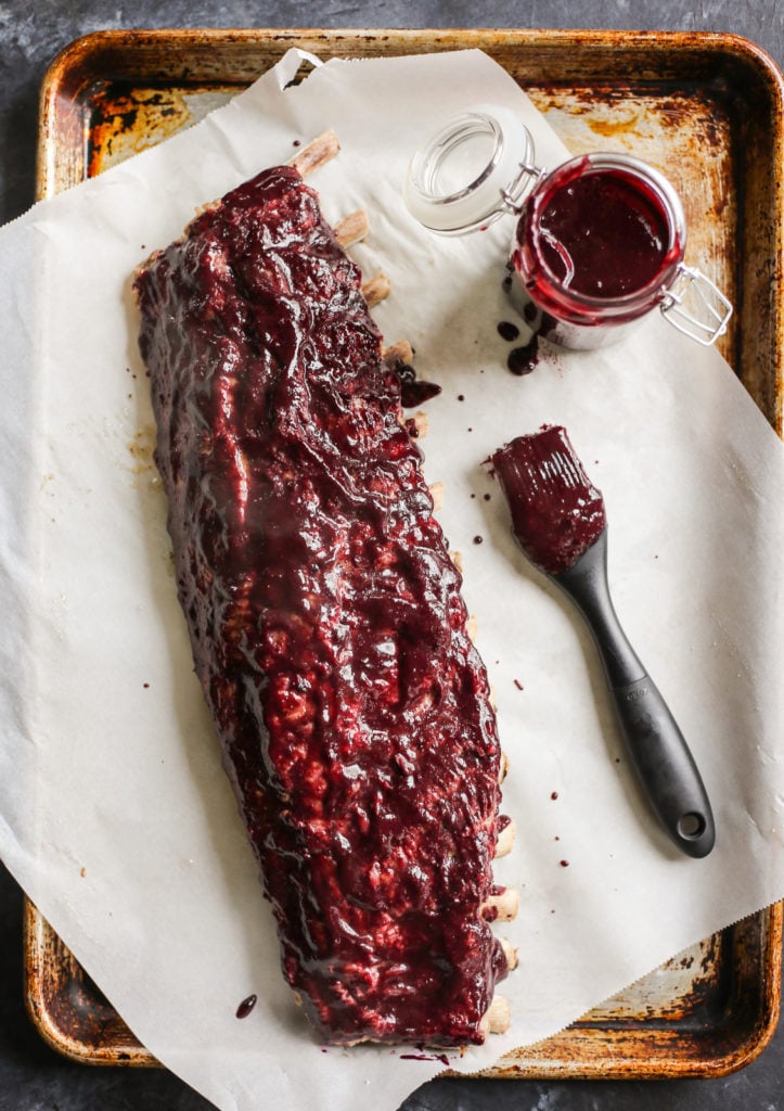 Instant Pot Blueberry Barbecue Ribs