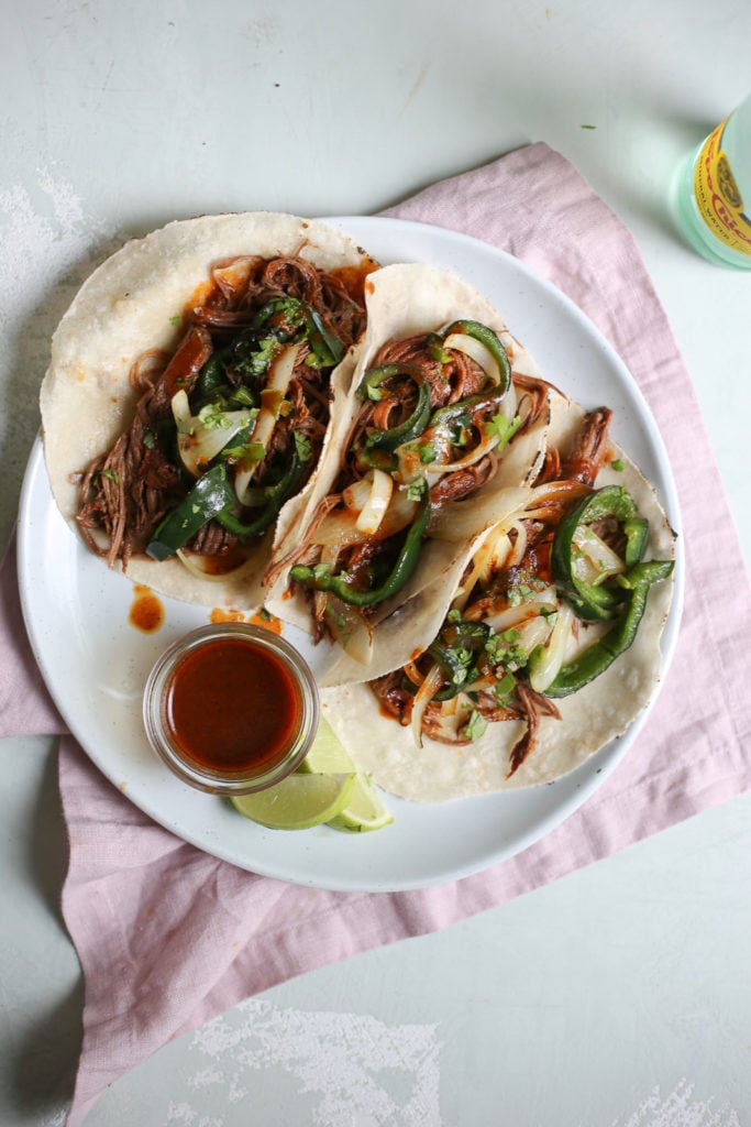 Instant Pot Texas-Style Brisket Tacos