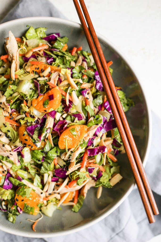 Chopped Asian Inspired Chicken Salad The Defined Dish