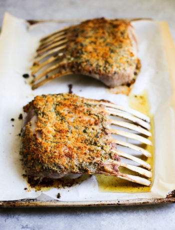 easy herb-crusted rack of lamb