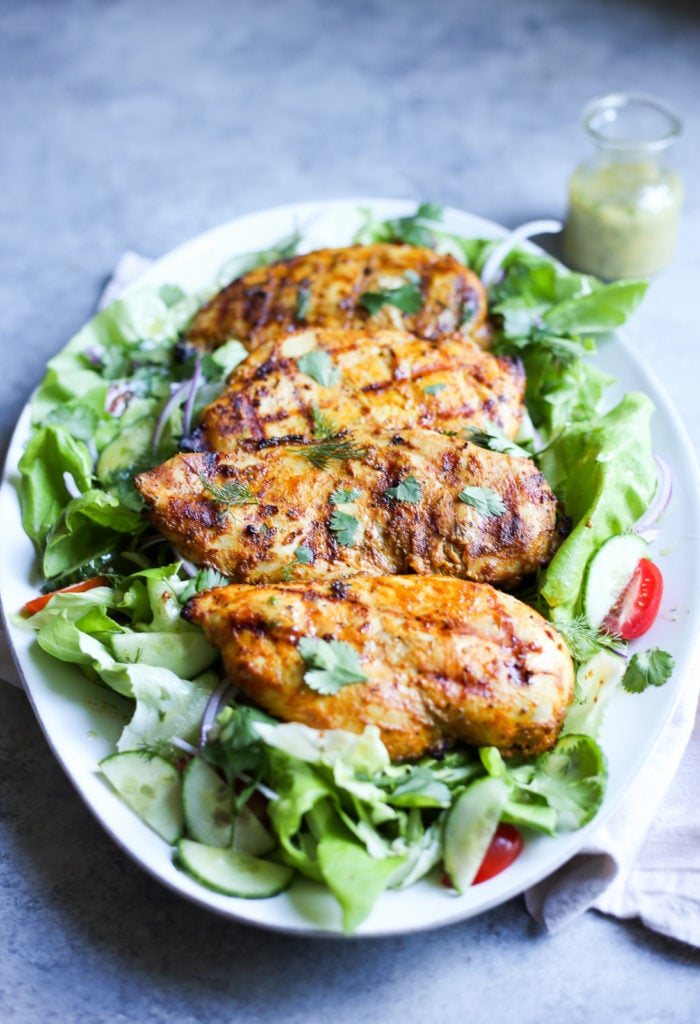 Grilled Tandoori Chicken Salad