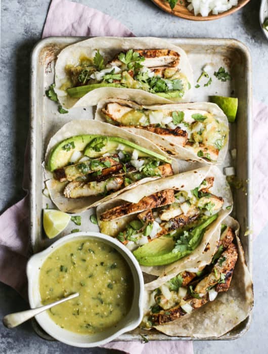 Grilled Chili Chicken Tacos