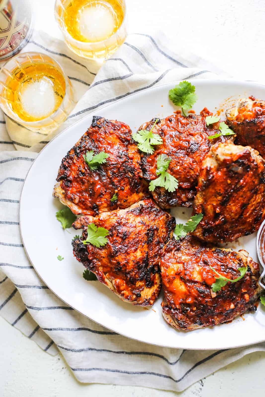 grilled chicken with chipotle-whiskey bbq sauce