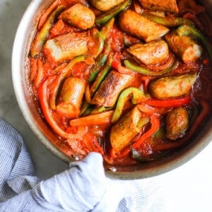 Sausage and Bell Pepper Skillet