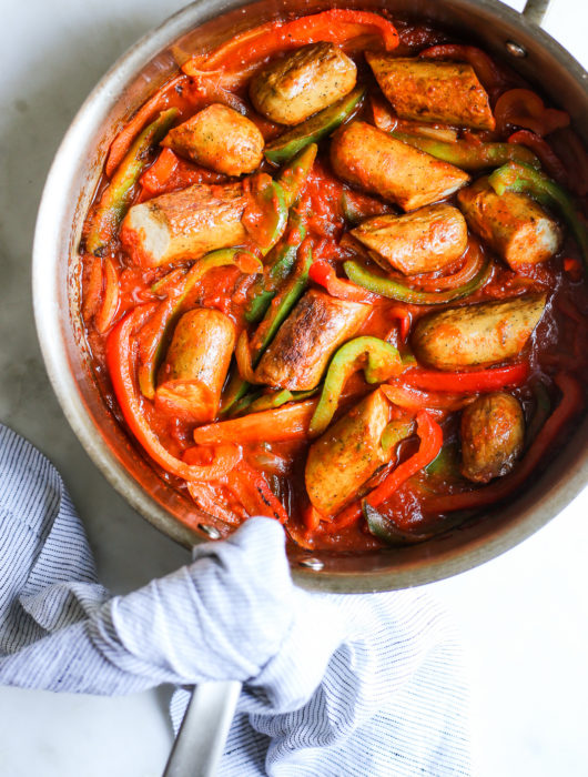 Sausage and Bell Pepper Skillet