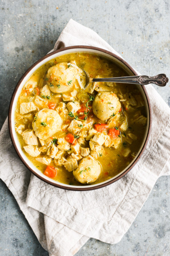 Gluten-Free and Dairy-Free Chicken and Dumplings