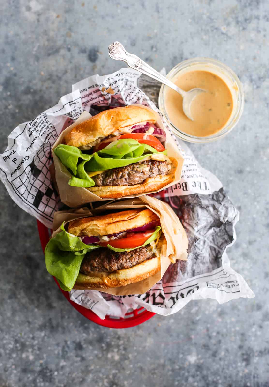 Juicy Indoor Burgers With Burger Sauce The Defined Dish