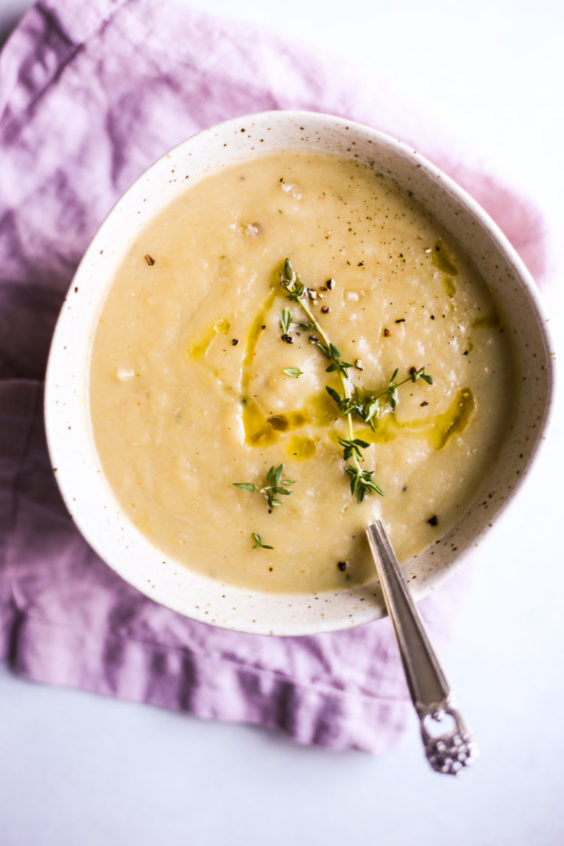 whole30 potato leek soup