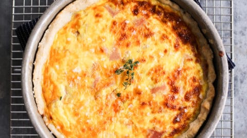 gluten-free ham and cheese quiche