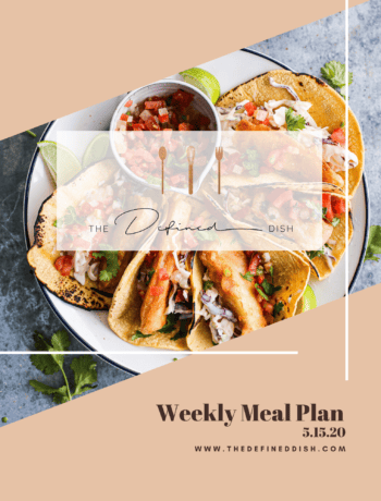 Weekly Meal Plan 5.15.20