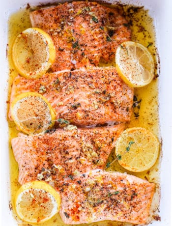 Easy Lemon Thyme Roasted Salmon
