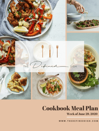 cookbook meal plan {week of june 29}