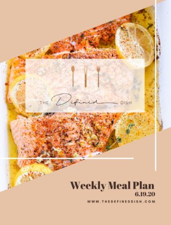 Weekly Meal Plan 6.19.20