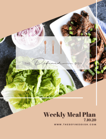 Weekly Meal Plan 7.10.20