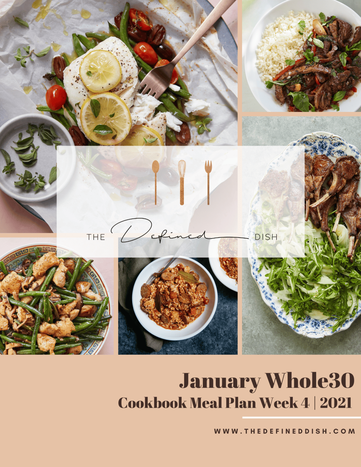 January Whole30 {Cookbook} Meal Plan Week 4