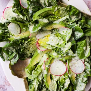 Little Gem Salad with Tarragon Green Goddess
