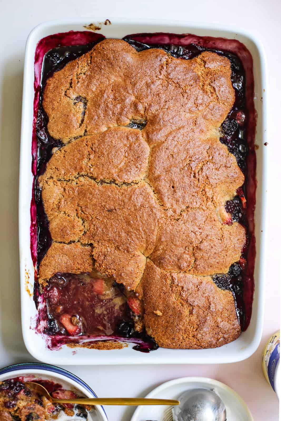 Paleo Berry Cobbler