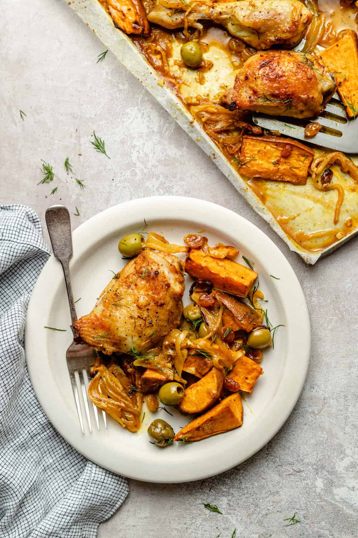 Sheet Pan Moroccan-Inspired Chicken