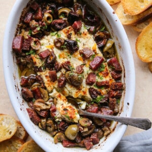 Baked Feta with Olives