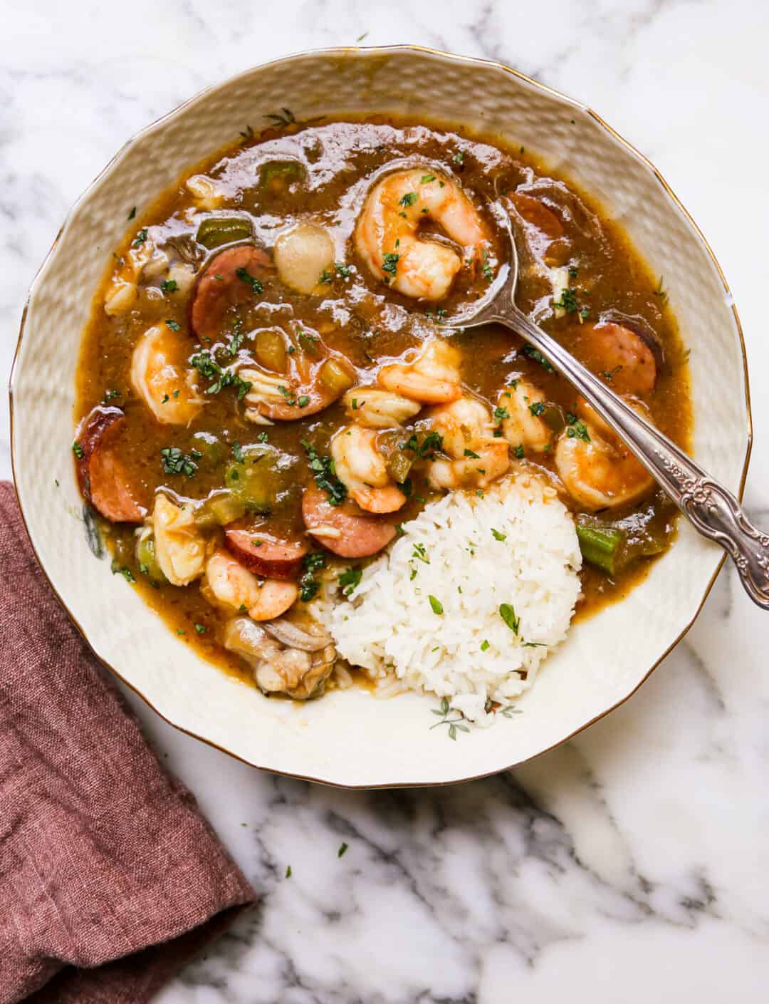 [Cassava Flour Roux] Seafood Gumbo - The Defined Dish