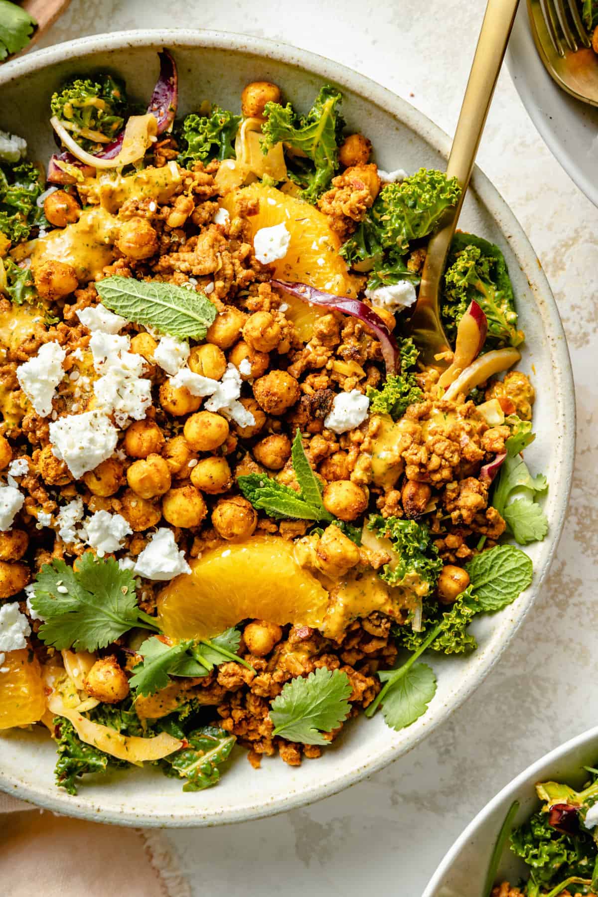 Mediterranean-inspired Lamb Salad with Harissa Ranch