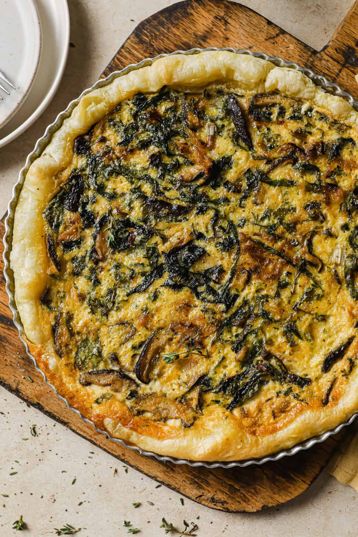 Caramelized Onion Puff Pastry Quiche