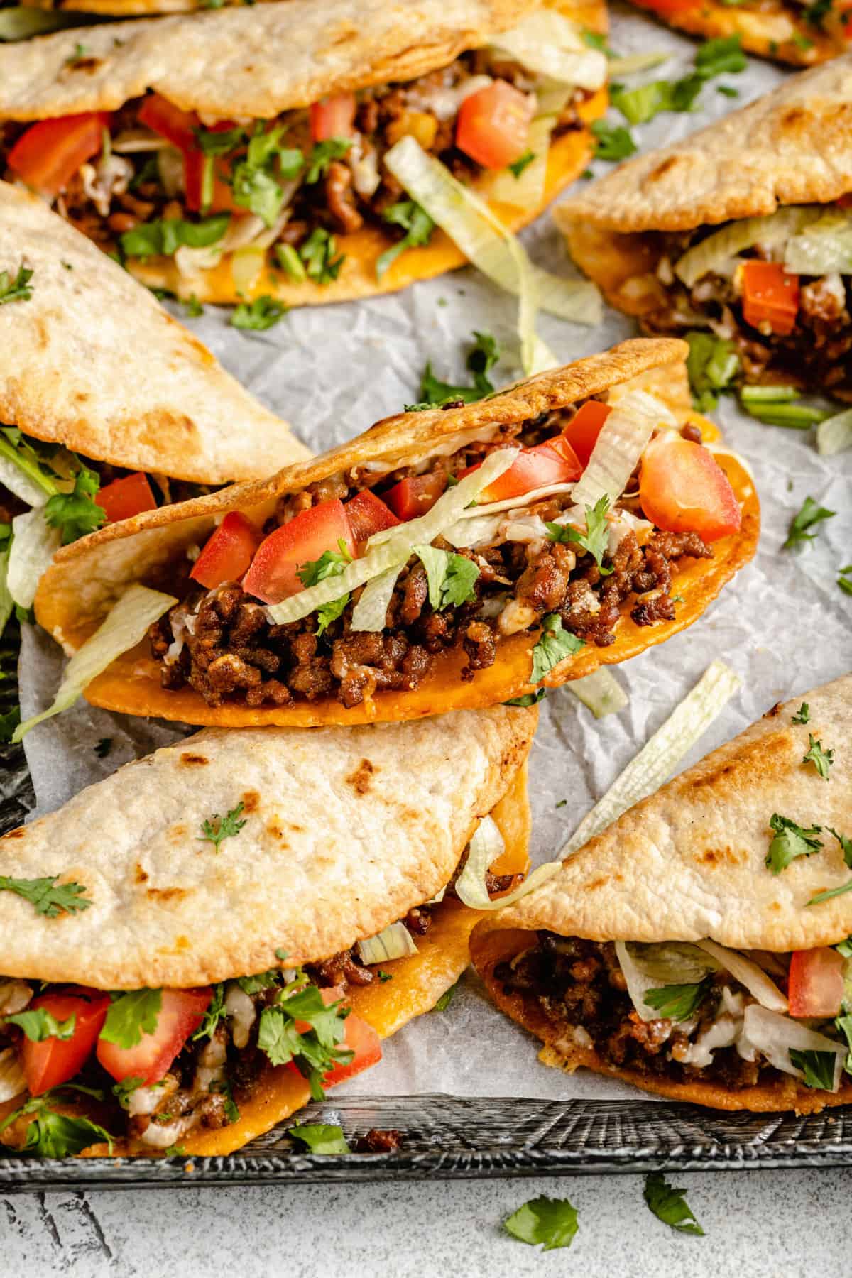 Crunchy Baked Beef Tacos
