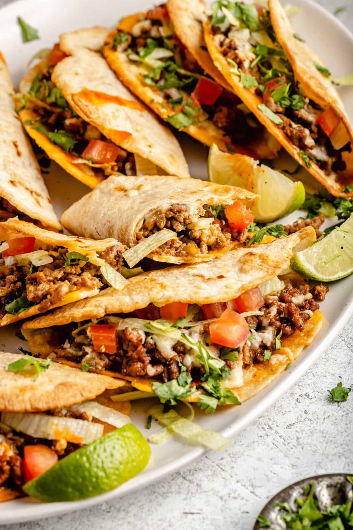 Crunchy Baked Beef Tacos