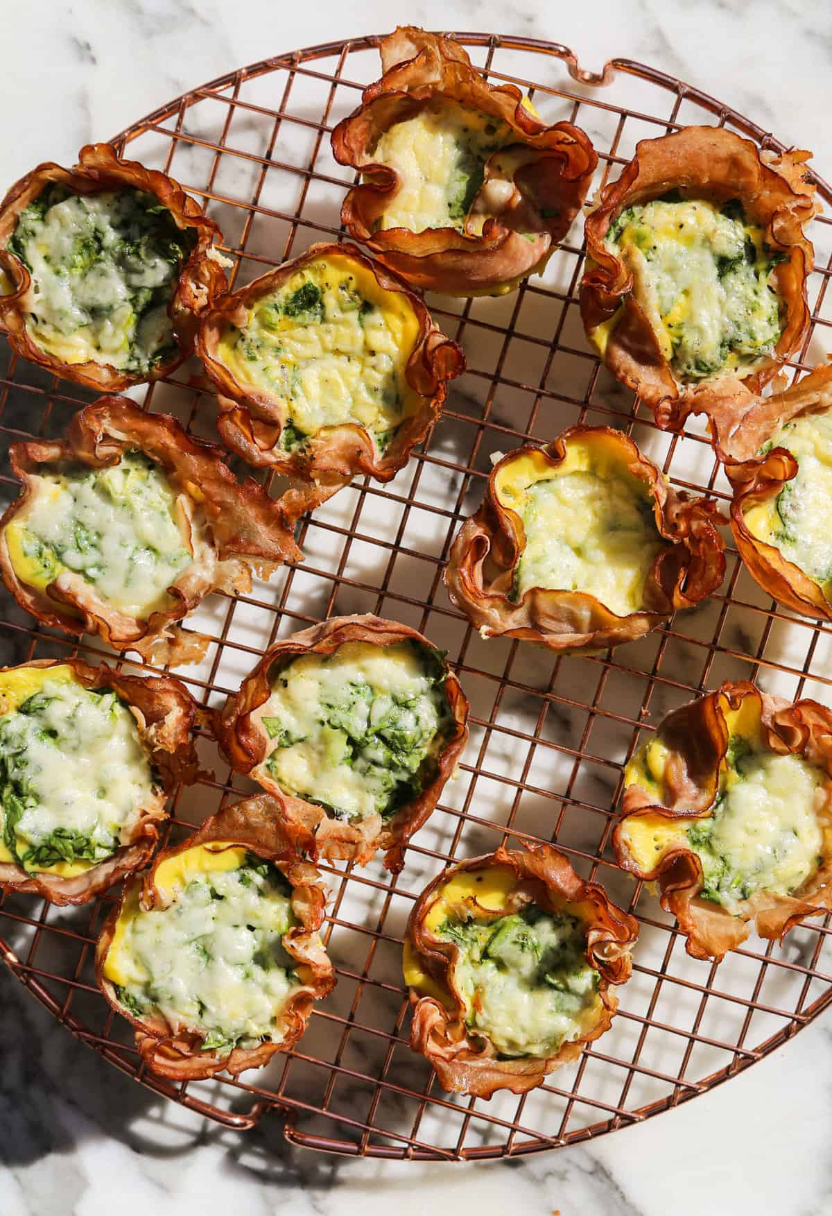Keto Egg Bites With Spinach & Cheese - Keto Cooking Wins