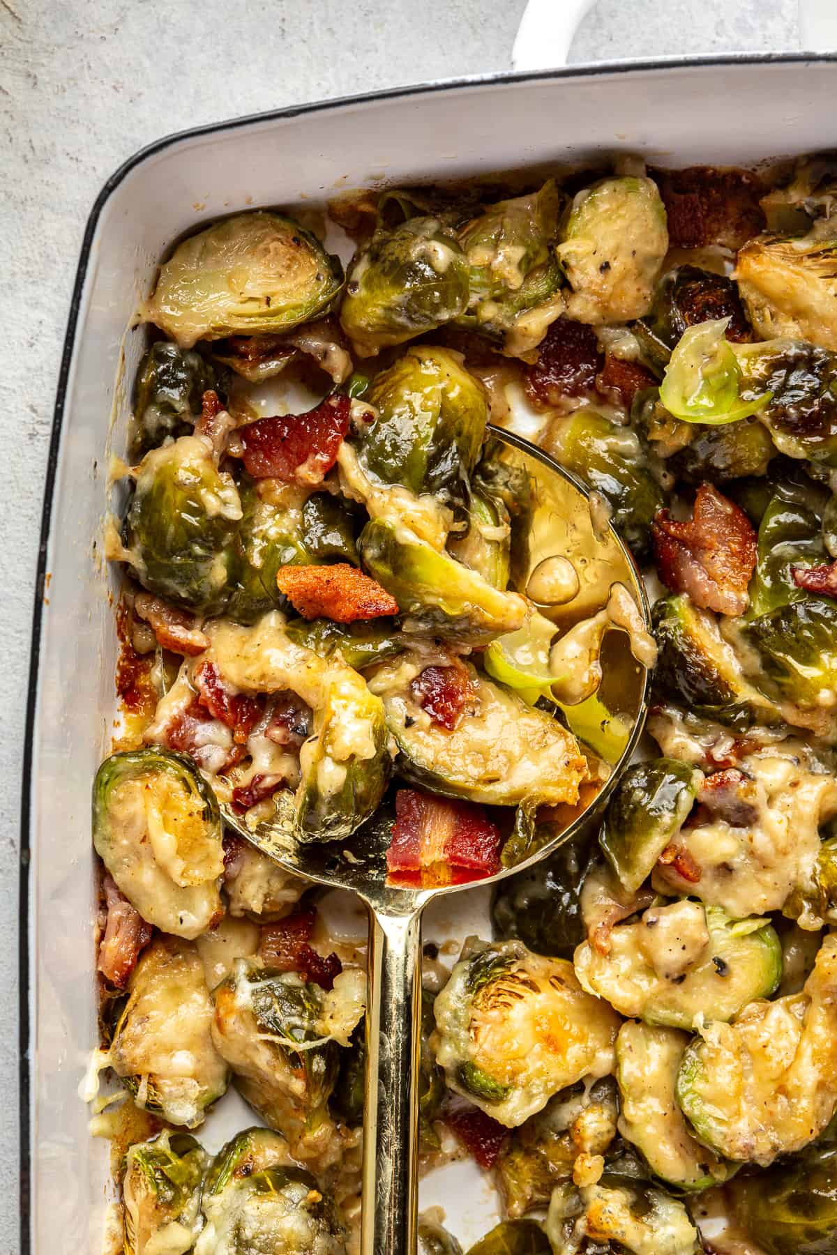 Brussels Sprouts Au Gratin