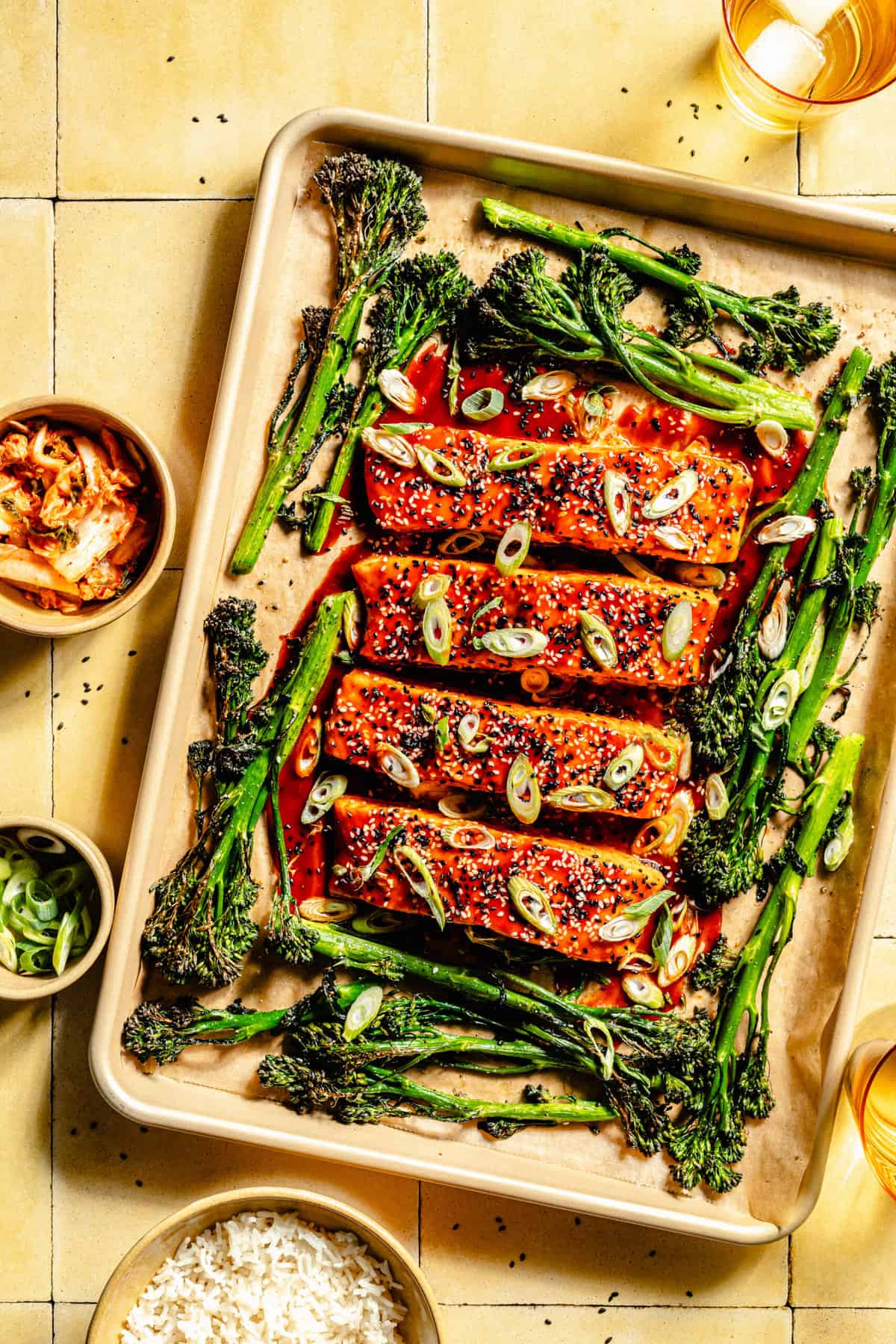 gochujang salmon Korean spicy sweet glaze baked restaurant quality