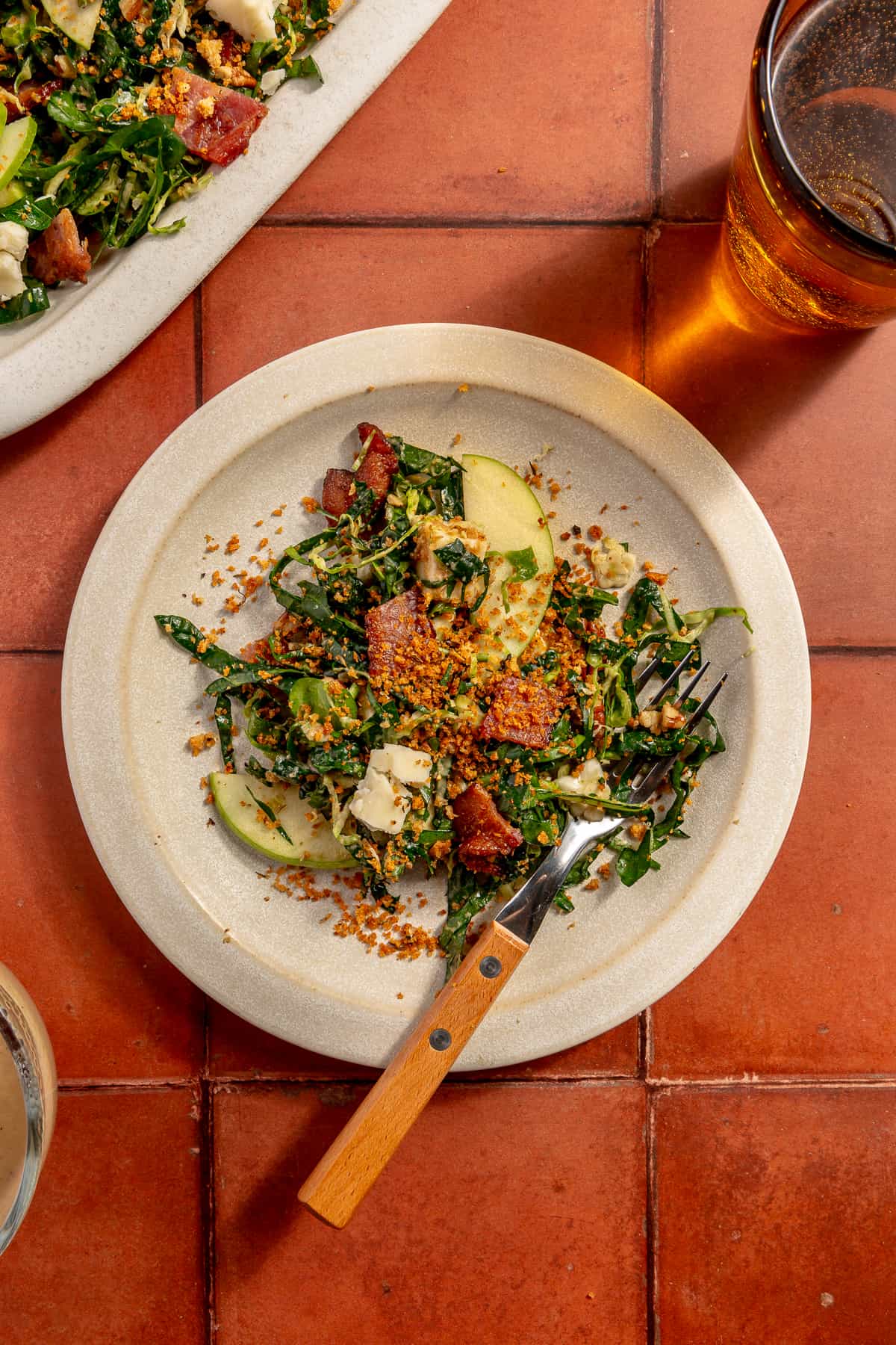 Bacon Brussels Crunch Salad