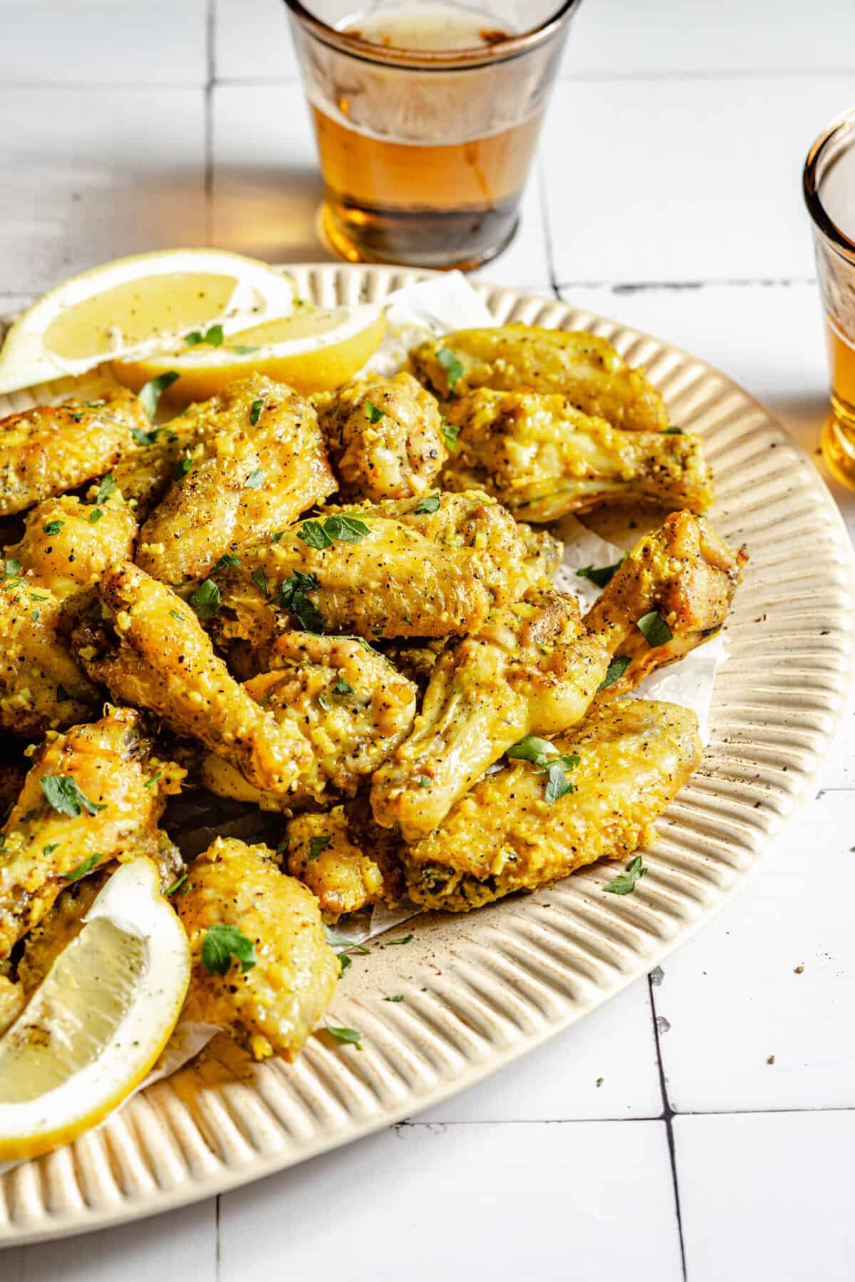 Lemon Pepper Baked Chicken Wings