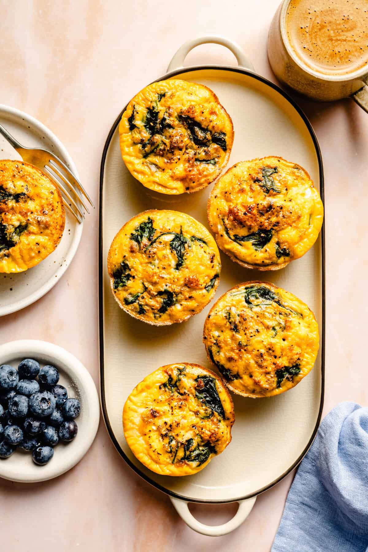 Sausage and Spinach Mini Frittatas