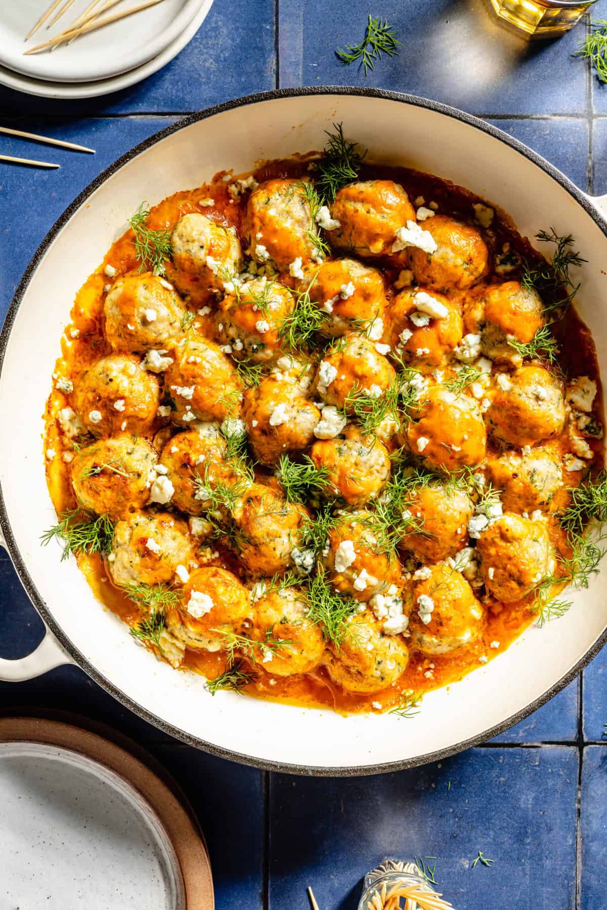 Buffalo Chicken Meatballs
