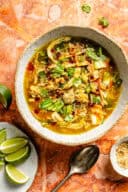 Ginger-Scallion Chicken and Rice Soup - The Defined Dish