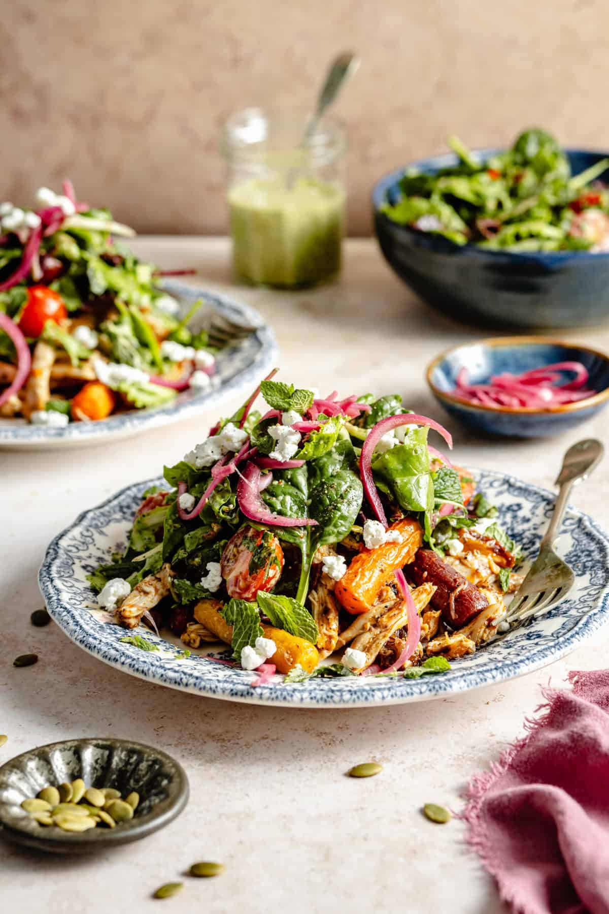 Moroccan-Inspired Roasted Chicken Salad - The Defined Dish Moroccan-Inspired Roasted Chicken Salad - The Defined Dish