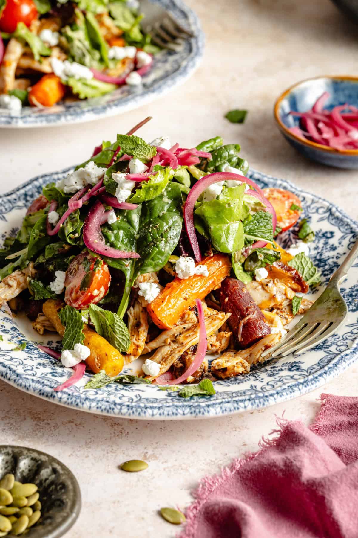 Moroccan-Inspired Roasted Chicken Salad