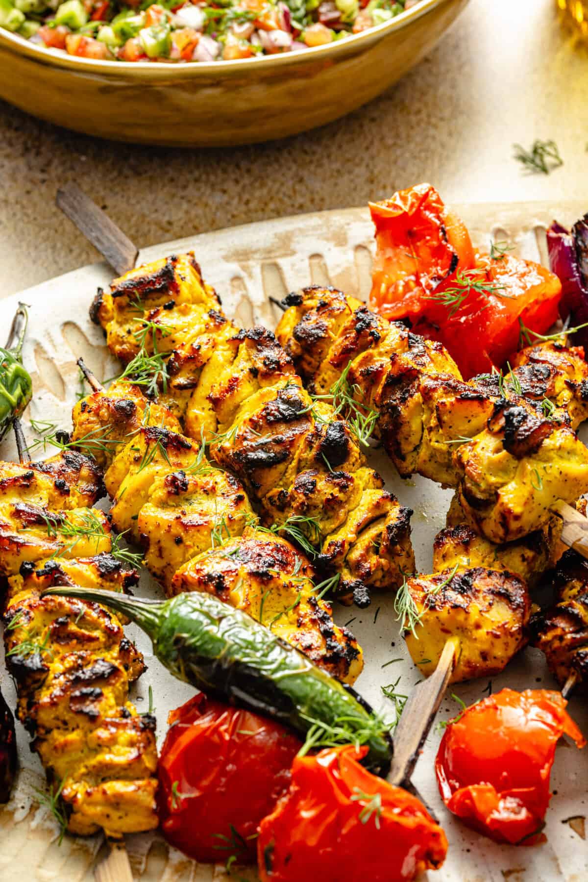 Persian-Inspired Grilled Chicken Kebabs