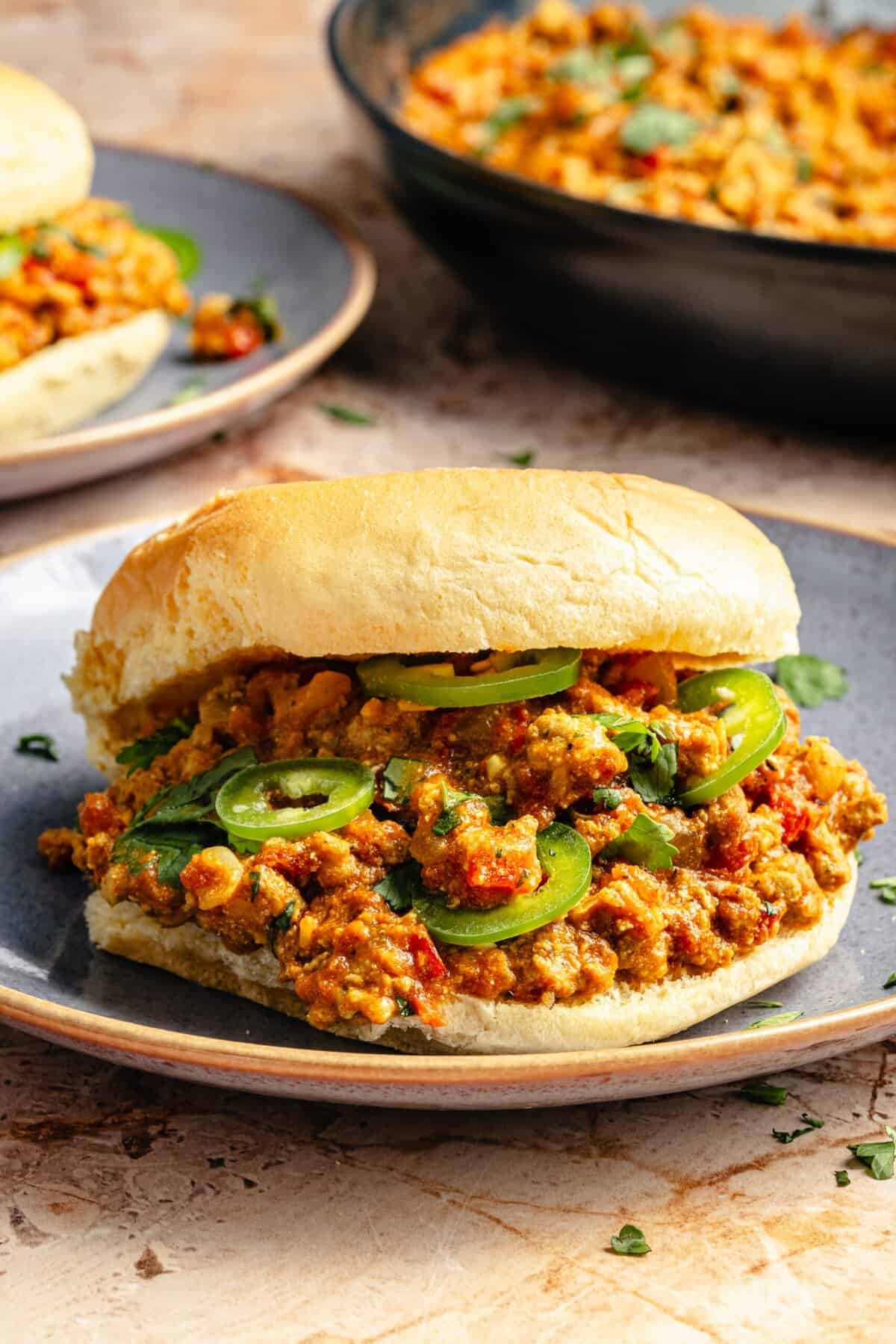 Curried Turkey Sloppy Joes